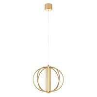 Lustră LED modernă aurie 20W/3000K Moss 01-4426 Redo