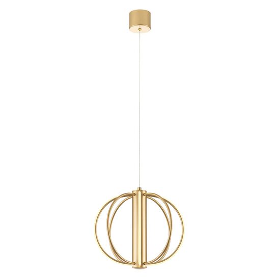 Lustră LED modernă aurie 20W/3000K Moss 01-4426 Redo