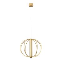 Lustră LED modernă aurie 41W/3000K Moss 01-4429 Redo