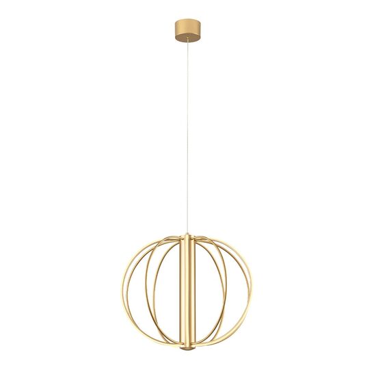 Lustră LED modernă aurie 41W/3000K Moss 01-4429 Redo