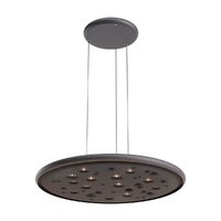 Lustră LED modernă neagră 48,5W/2700K Neba 01-4572 Redo