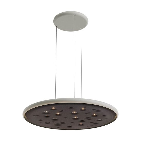 Lustră LED modernă neagră 48.5W/3000K Neba 01-4403 Redo