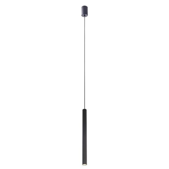 Lustră LED modernă neagră 8W/3000K Nikos 01-3855 Redo