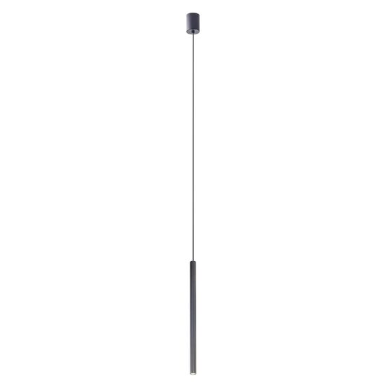 Lustră LED modernă neagră 8W/3000K Nikos 01-3858 Redo