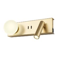 Aplică LED modernă auriu mat 8W/3000K Norma 01-4661 Redo