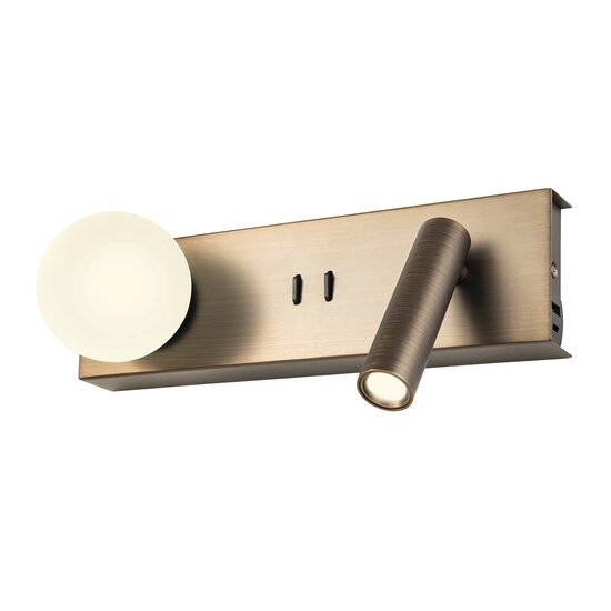 Aplică LED modernă bronz antichizat 8W/3000K Norma 01-4662 Redo