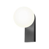 Aplică LED baie IP44 neagră 9,5W/3000K Opale 01-4379 Redo