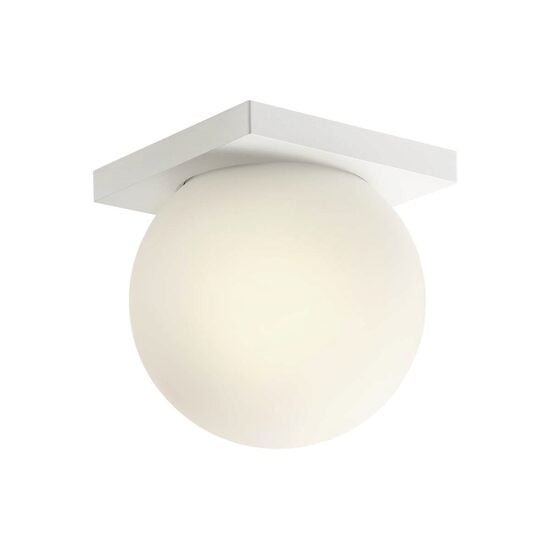 Aplică/plafoniera LED baie IP44 albă 12W/3000K Opale 01-4382 Redo