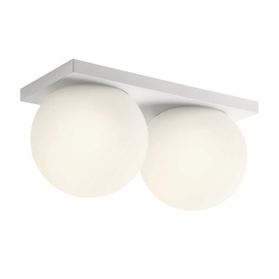 Aplică/plafoniera LED baie IP44 albă 24W/3000K Opale 01-4386 Redo