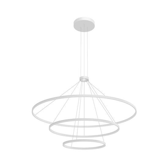 Lustră LED modernă dimabilă albă 151W/3000K Orbit 01-2242-TRIAC Redo