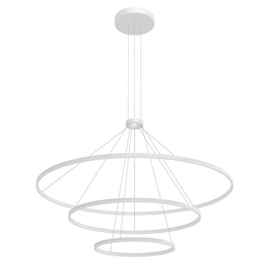 Lustră LED modernă dimabilă albă 186W/3000K Orbit 01-2245-TRIAC Redo