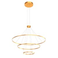 Lustră LED modernă dimabilă bronz 186W/3000K Orbit 01-2246-TRIAC Redo