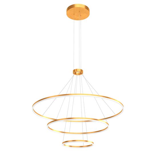 Lustră LED modernă dimabilă bronz 186W/3000K Orbit 01-2246-TRIAC Redo