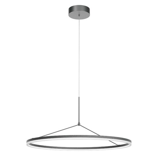Lustră LED modernă neagră 48W/3000K Orbit 01-3841 Redo