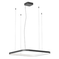 Lustră LED modernă neagră 58W/2700/3000/4000K Orion 01-3897 Redo