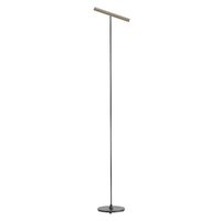 Lampadar LED modern negru/cafeniu 8,3W/3000K Praxi 01-4398 Redo