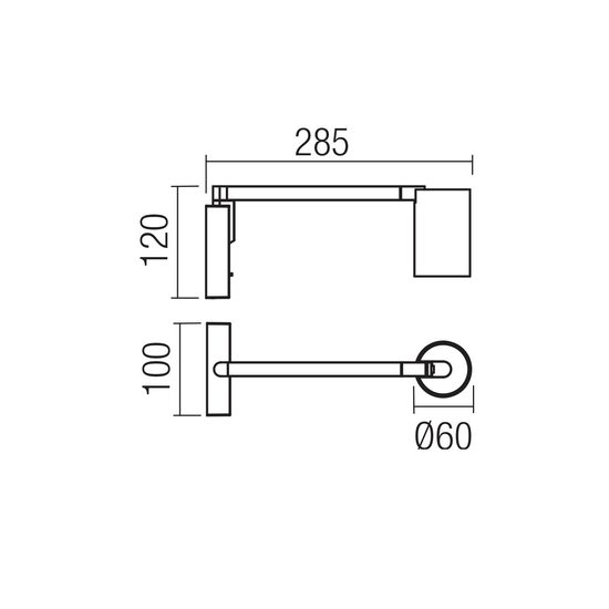 Aplică modernă auriu mat Rolf 01-4568 Redo