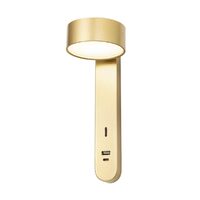 Aplică LED modernă auriu-mat 6W/3000K Sades 01-4641 Redo