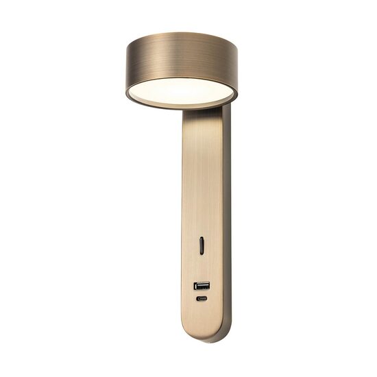 Aplică LED modernă bronz antichizat 6W/3000K Sades 01-4642 Redo