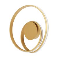 Aplică LED modernă aurie 30W 2700/3000/4000K Torsion 01-4355 Redo