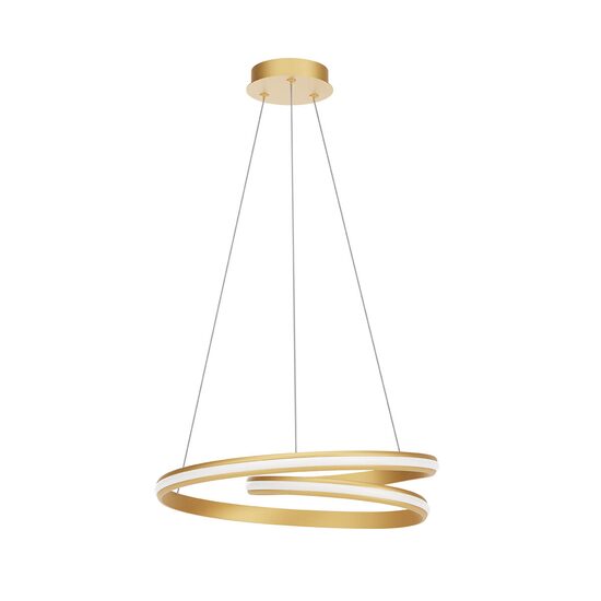 Lustră LED modernă aurie 40W 2700/3000/4000K Torsion 01-4361 Redo