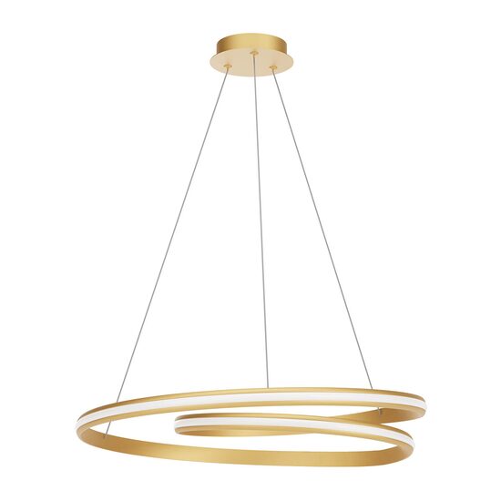 Lustră LED modernă aurie 60W 2700/3000/4000K Torsion 01-4364 Redo
