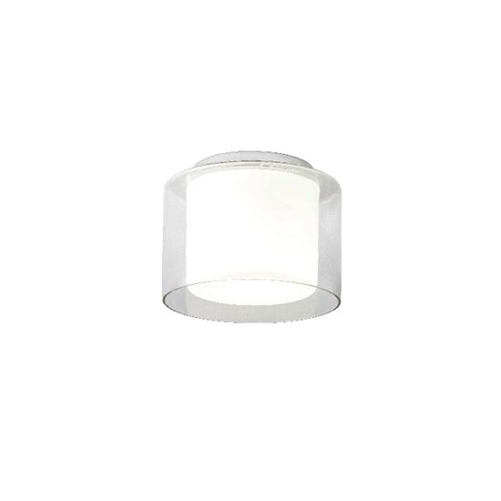 Plafonieră baie IP44 abajur sticla LED 12W/3000/4000K Naji 01-3286 Redo