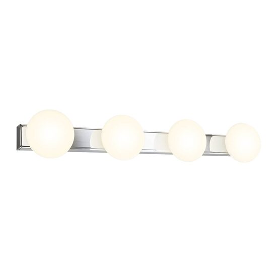 Plafonieră baie IP44 crom LED 4x5W 3000/4000K Ovum 01-4309 Redo