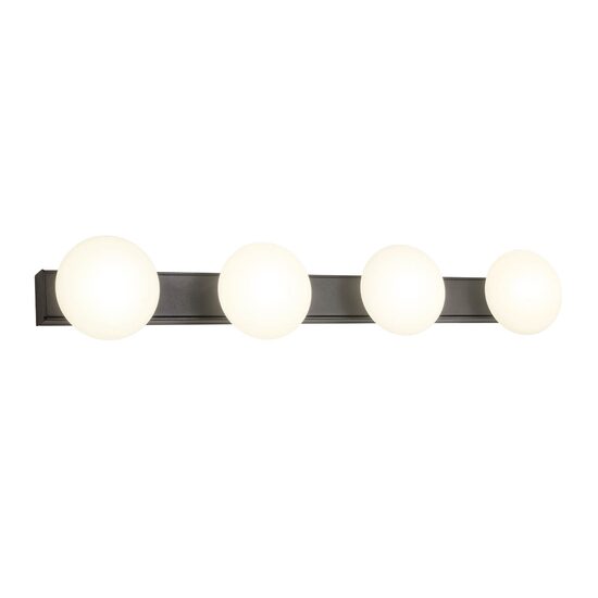 Plafonieră baie IP44 neagră LED 4x5W 3000/4000K Ovum 01-4311 Redo