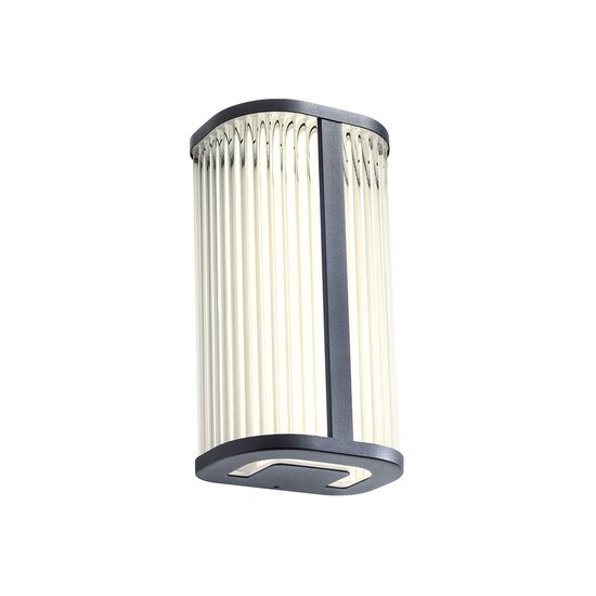 Aplică baie IP44 neagră LED 12W 3000/4000K Rigo 01-4314 Redo