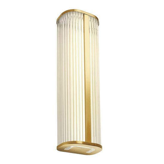 Aplică baie IP44 alama periata LED 20W 3000/4000K Rigo 01-4316 Redo