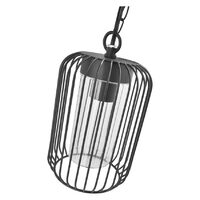 Lustra exterior IP44 negru 1xE27/15W Salvia ZGD070P Emos