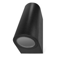 Aplica exterior IP44 neagra 2xGU10/35W Oculus ZGF020P Emos