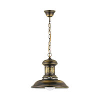 Lustra clasica alama patinata 1xE27 Tawerna 403 Jupiter