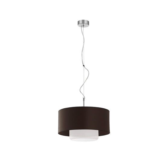 Lustra moderna crom alb/negru 1xE27 Aveo 1117 Jupiter