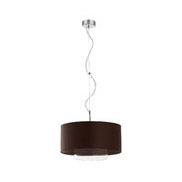 Lustra moderna crom transparent/negru 1xE27 Aveo 1118 Jupiter