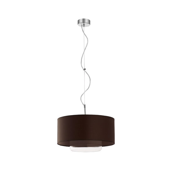 Lustra moderna crom transparent/negru 1xE27 Aveo 1118 Jupiter