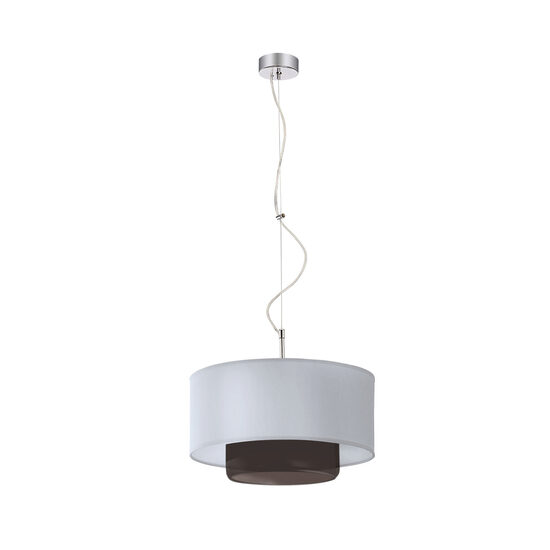 Lustra moderna crom fumuriu/argintiu 1xE27 Aveo 1122 Jupiter