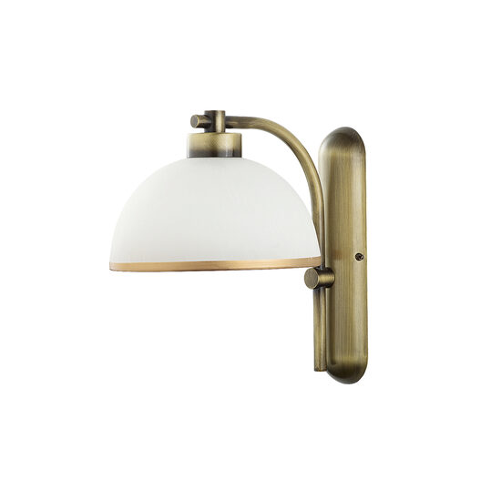 Aplica clasica alama patinata sticla alba 1xE27 Montana 1165 Jupiter