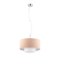 Lustra moderna crom cappuccino/alb 1xE27 Aveo 1263 Jupiter