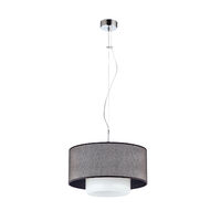 Lustra moderna crom negru/alb 1xE27 Aveo 1331 Jupiter