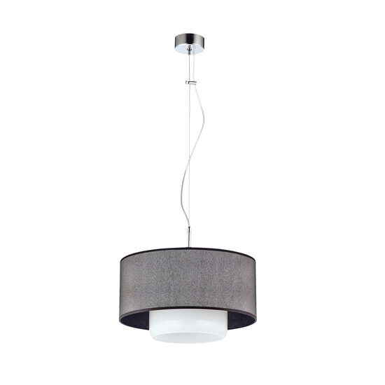 Lustra moderna crom negru/alb 1xE27 Aveo 1331 Jupiter