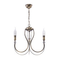 Candelabru clasic alama patinata 3xE14 Melani 1633 Jupiter