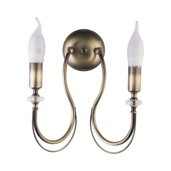 Aplica clasica alama patinata 2xE14 Melani 1636 Jupiter