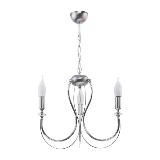Candelabru clasic argintiu cu cristale 3xE14 Melani 1687 Jupiter