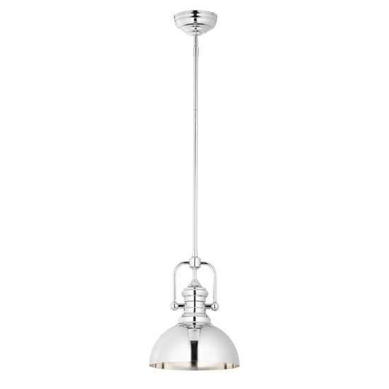 Lustra moderna nichel 1xE27 Platino 1786 Jupiter