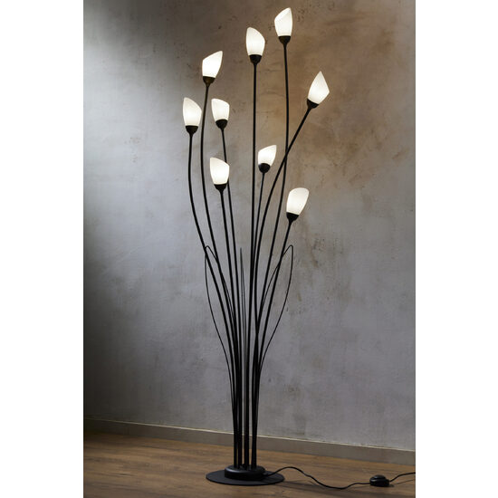 Lustra florentina negru mat alb 9xG9 Gloriosa 2058 Jupiter