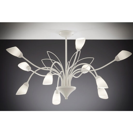 Candelabru florentin gri nisipiu alb 7xE14 Gloriosa 2061 Jupiter
