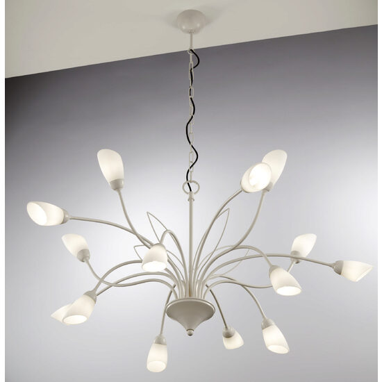 Candelabru florentin gri nisipiu alb E14 Gloriosa 2062 Jupiter