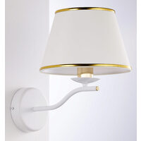 Aplica clasica alb auriu lucios 1xE27 Samba 2086 Jupiter